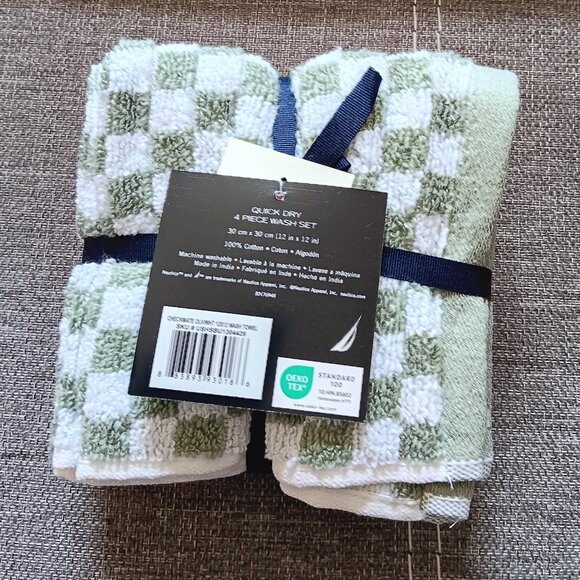 Nautica Home Bath Wash Cloths (Set of 4) - Picture 3 of 11